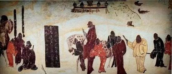 敦煌莫高窟壁畫《張騫出使圖》